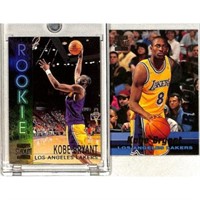 (2) Different Kobe Bryant Rookie Cards