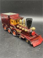 Retro Industrial Style Wrought Wood Model Train
