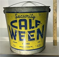 Primitive Calf Ween Bucket See Photos for Details