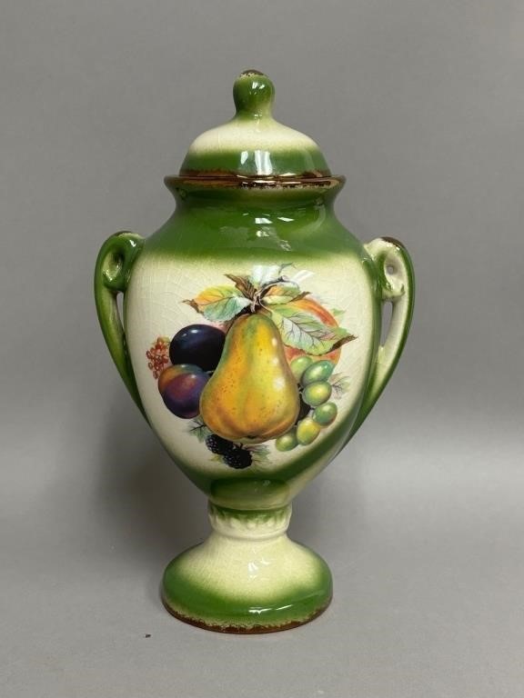 Vintage Mayfayre Staffordshire Pottery Urn