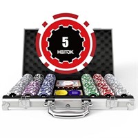 HEITOK Supreme Touch Poker Chip Set 300-Piece