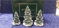 (3) Williamsburg Collectibles Trees w/ Box