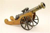 Bronze Dutch East India Trading Co. Signal Cannon