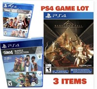 3 ITEMS PS4 GAME LOT / NEW SEALED