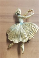 Vintage Tortolan Ballerina Brooch