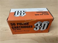 3D 50 POLICE ROUNDS 223 REM