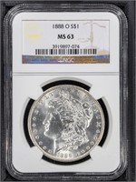 1888-O 1 Morgan Dollar NGC MS63