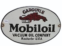 MOBIL OIL GARGOYLE SSP SIGN