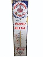 RED CROWN GASOLINE POWER MILEAGE SSP THERMOMETER