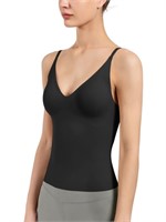 Women's Fit Camisole with Built in Bra - Spaghetti