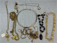 Gold Tone Jewelry Lot