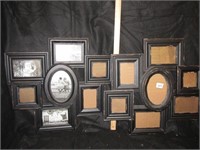 (2) Stunning Black Aaron Brothers Collage Frames