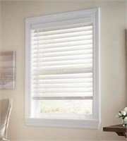 Cordless 2” Faux Wood Blind White