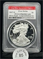 2017 S Proof American Silver Eagle First Strike $1
