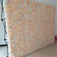 FLOWER WALL BACKDROP- DARK PINK AND LIGHT PINK