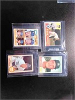 Ten vintage baseball cards