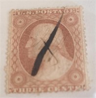 1851 - 1856 3 Cent Washington US Postage Stamp