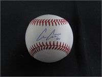 ANDREW ABBOTT SIGNED BASEBALL COA REDS