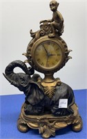 Elephant Clock 14” h