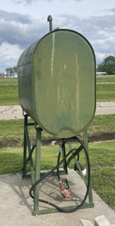 Overhead Oil/Fuel Tank & Stand