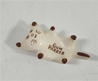 Vintage Porcelain Cat gum parker