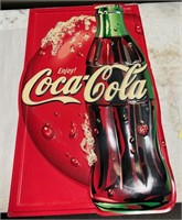 Coke-a-Cole Plastic sign