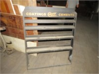 CAREY PRODUCTS COATING CEMENTS DISPLAY SHELF