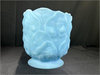 Fenton  Blue Milk Art Glass