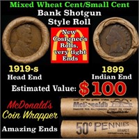 Small Cent Mixed Roll Orig Brandt McDonalds Wrappe