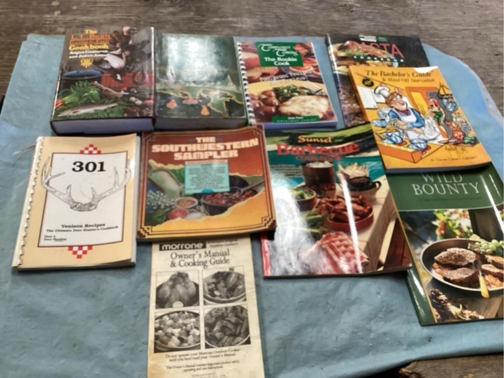 Large assortment of cook books