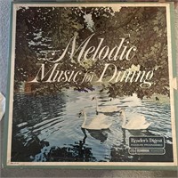 Vintage Vinyl Record Set Melodic Music for Dining