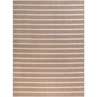 Positano Stripes Rug Jute Ivory 8x10