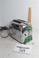 Antique Green Kenmore Toaster