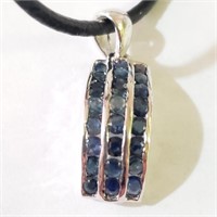 $200 Silver Sapphire Pendant