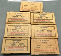 7 - Boxes 5.56 Military Blanks