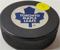 Vintage Maple Leafs Hockey Puck