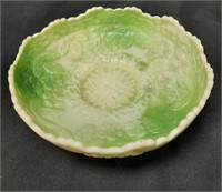 Custard/Green Strawberry Blossom Bowl