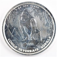2021 Silver 1oz Gorilla