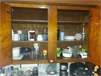 All Kitchen Cabinet and Drawer Contents one Lot.