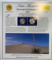 2008 USA New Mexico Statehood Quarters &Stamps