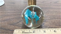 Paper Weight Turquoise design