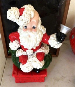 Vintage ceramic Santa Claus