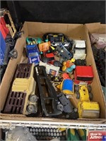 assorted metal cars and trucks