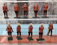 Metal RCMP toy figures