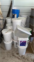 Large Lot of Buckets Some New & Some Need Washed