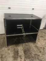 Chrome & Plastic Display Stand - 48 x 30 x 4