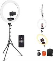NEEWER Professional Ring Light with Stand and Phon