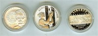 2007,11,17 US Mint 2 Silver Dollars 1 Medal