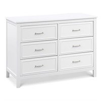 DaVinci Charlie 6-Drawer Double Dresser in White