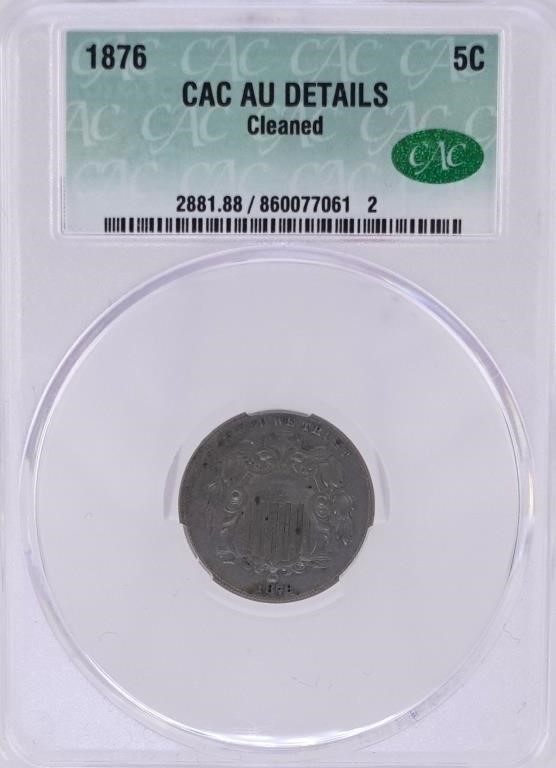 1876 Shield Nickel